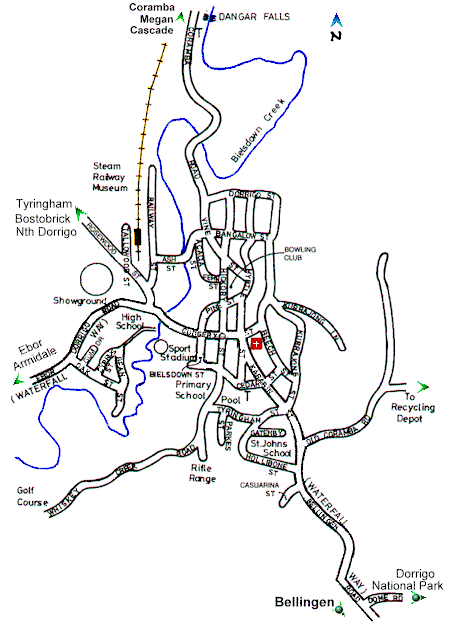 Interactive Map of Dorrigo